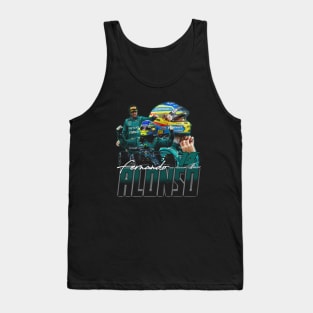 Fernando Alonso Retro Tank Top